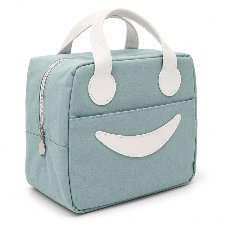 Insulated Lunch Bag, Reusable Thermal Lunch Tote with Zipper Closure, Lightweight Lunch Box Carry Bag for Office, School, Travel, Picnic, Work and Daily Meal Storage