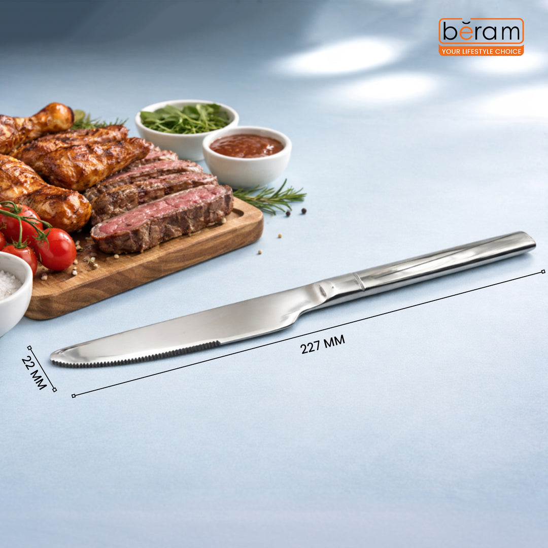 BERAM Stainless Gleam Cutlery Stainless Steel Flatware 18/10 Grade, Kitchen Utensils Tableware Set For Home, Restaurants, Hotels and More
