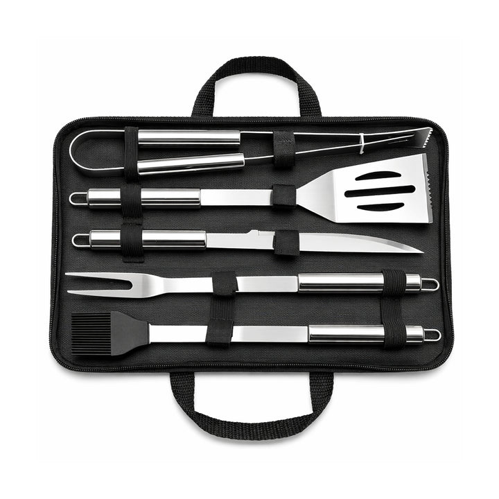 BERAM BBQ Tool Kit Set Portable Barbecue Grill Accessories and Grilling Tools Stainless Steel Tongs Barbeque Utensils for Outdoor Camping Kitchen Cooking and BBQ Parties