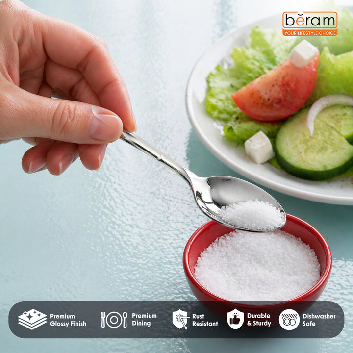 BERAM Stainless Gleam Cutlery Stainless Steel Flatware 18/10 Grade, Kitchen Utensils Tableware Set For Home, Restaurants, Hotels and More