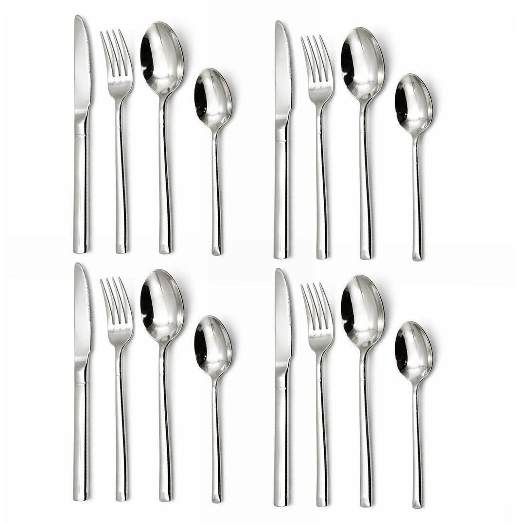 Stainless Gleam Cutlery Set of 4, 16 & 24
