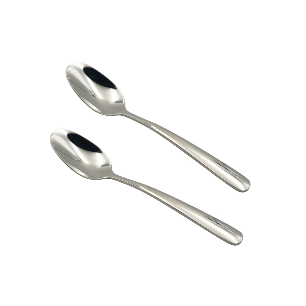 BERAM Stainless Edge Cutlery – Premium 18/10 Stainless Steel Flatware with Elegant Silver Non-Slip Handles – Durable Kitchen Utensils for Home & Restaurants