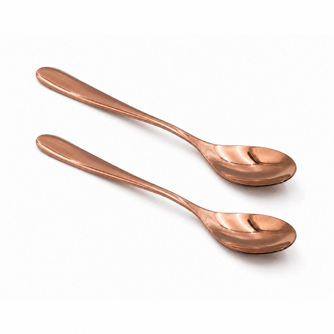 BERAM Table Trend Cutlery Elegant 18/10 Stainless Steel Flatware with PVD Copper Finish, Premium Tableware for Home, Restaurants
