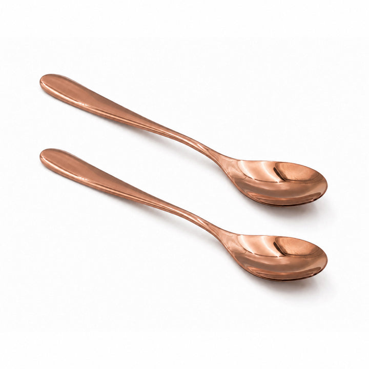 BERAM Table Trend Cutlery Elegant 18/10 Stainless Steel Flatware with PVD Copper Finish, Premium Tableware for Home, Restaurants