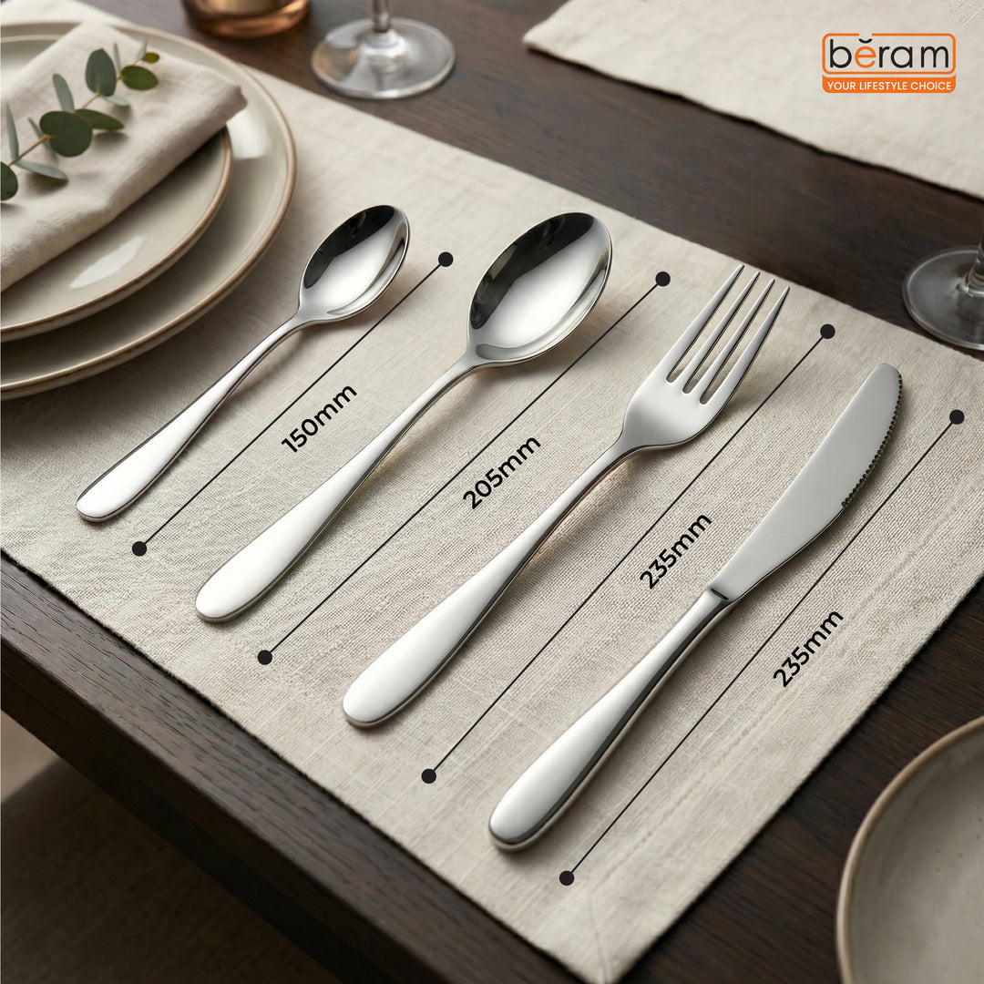 Table Trend In Silver 4 Pieces
