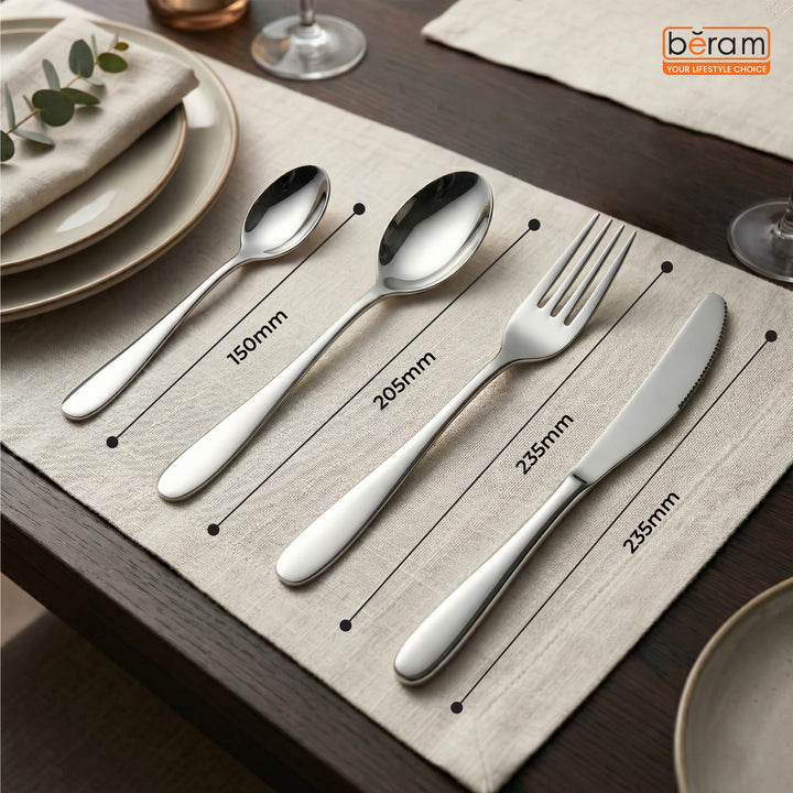 Table Trend In Silver 4 Pieces