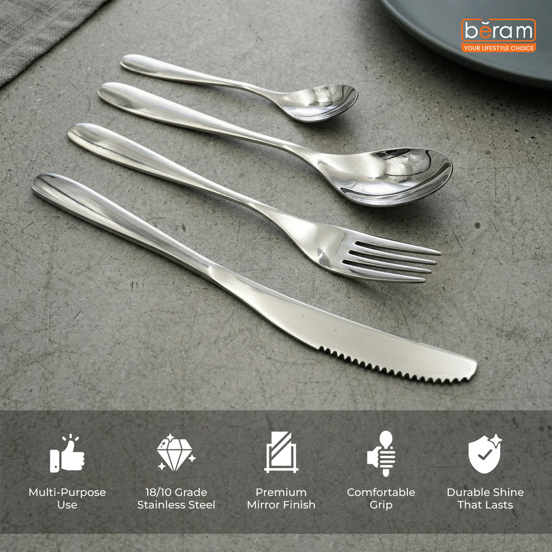 Table Trend In Silver 4 Pieces