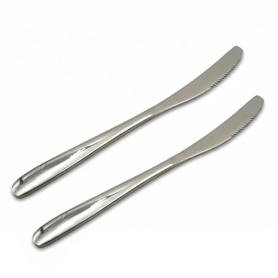 BERAM Table Trend Cutlery Elegant 18/10 Stainless Steel Flatware with PVD Silver, Premium Tableware for Home, Restaurants