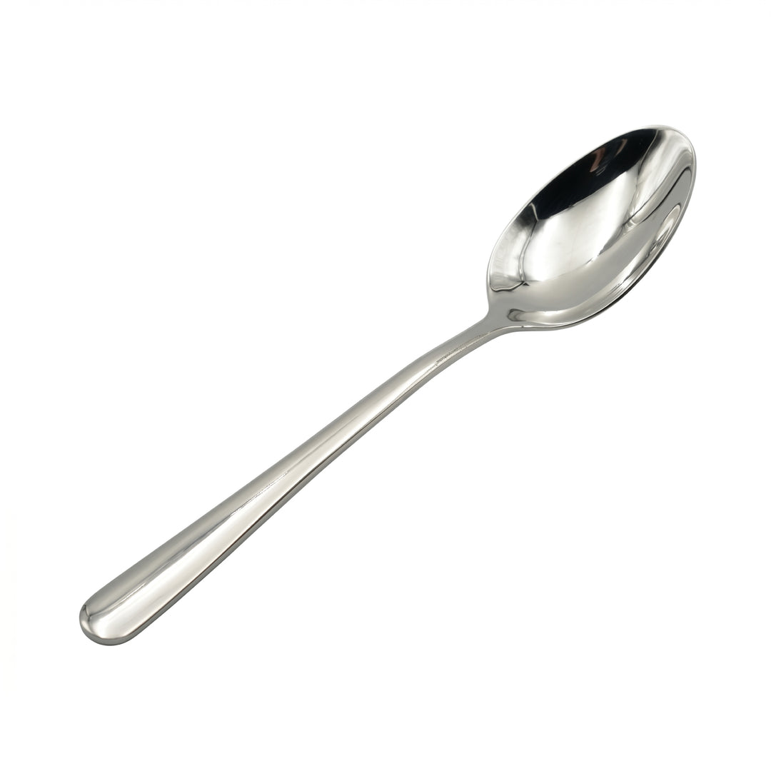 BERAM Stainless Edge Cutlery – Premium 18/10 Stainless Steel Flatware with Elegant Silver Non-Slip Handles – Durable Kitchen Utensils for Home & Restaurants