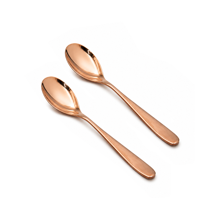 BERAM Table Trend Cutlery Elegant 18/10 Stainless Steel Flatware with PVD Copper Finish, Premium Tableware for Home, Restaurants