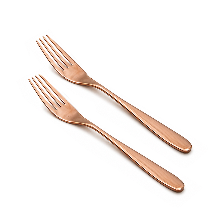 BERAM Table Trend Cutlery Elegant 18/10 Stainless Steel Flatware with PVD Copper Finish, Premium Tableware for Home, Restaurants