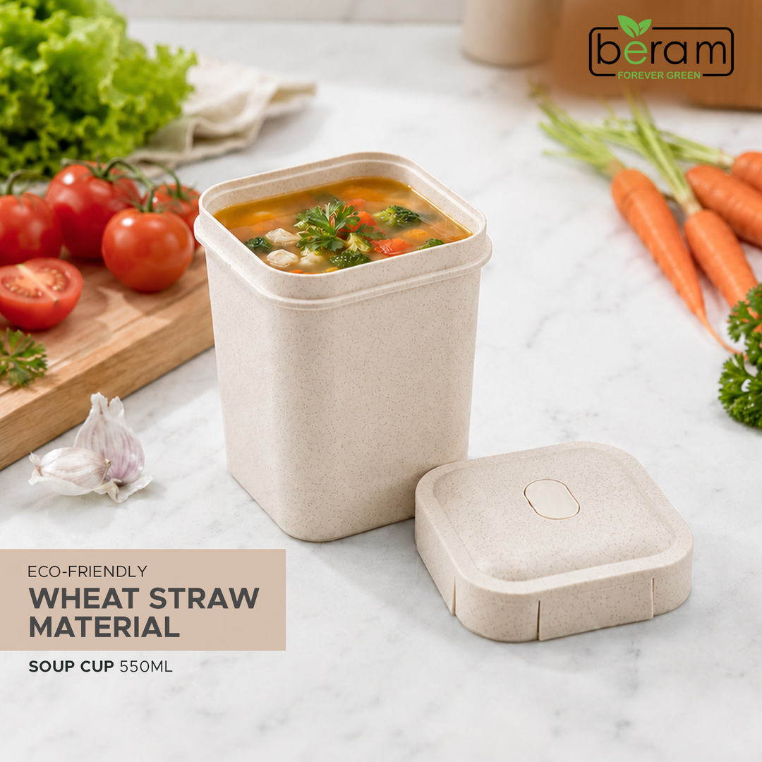 Wheat Straw 550ml Soup Cup
