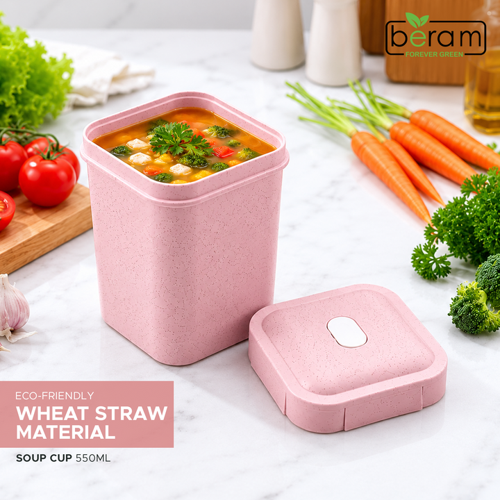 Wheat Straw 550ml Soup Cup