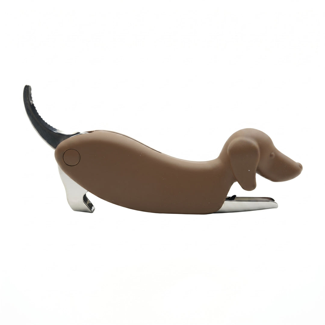 Beram Dachshund Dog Multi Opener, Multifunctional Stainless Steel Bottle Opener With Foil Cutter, Waiter's Corkscrew, For Restaurant, Parties, Functions And Home Use, Summer Drinkware Accessories