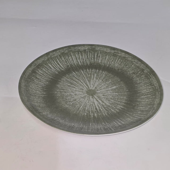 24Pc Ceramic Dinner Set Service for 6 Includes Dinner Plates Dessert Plates Bowls Mugs Durable Green Light Weight Microwave Safe For Everyday Use Special Occasions &Gifting