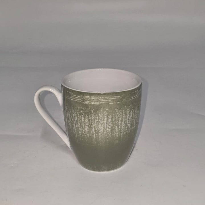24Pc Ceramic Dinner Set Service for 6 Includes Dinner Plates Dessert Plates Bowls Mugs Durable Green Light Weight Microwave Safe For Everyday Use Special Occasions &Gifting