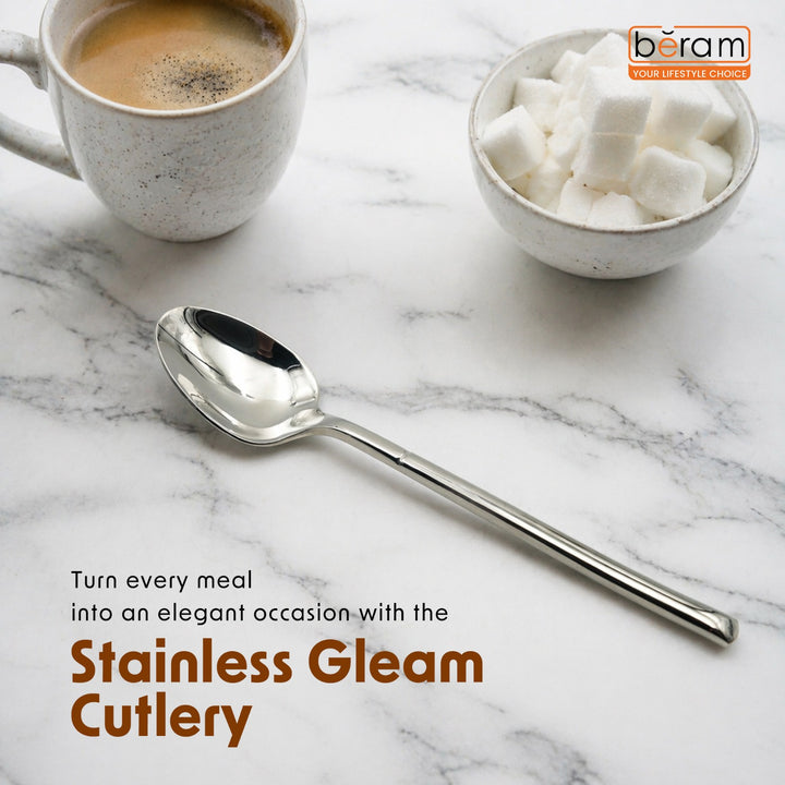 BERAM Stainless Gleam Cutlery Stainless Steel Flatware 18/10 Grade, Kitchen Utensils Tableware Set For Home, Restaurants, Hotels and More