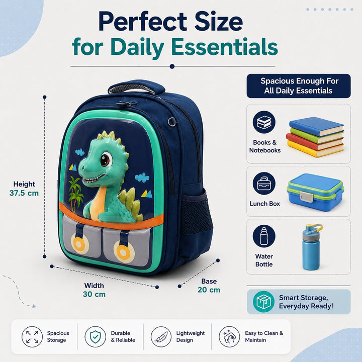 14.5 Inch School Backpack Lightweight Water-Resistant Book bag with Multiple Compartments, Padded Shoulder Straps & Side Bottle Pocket, Durable Daily Travel Bag