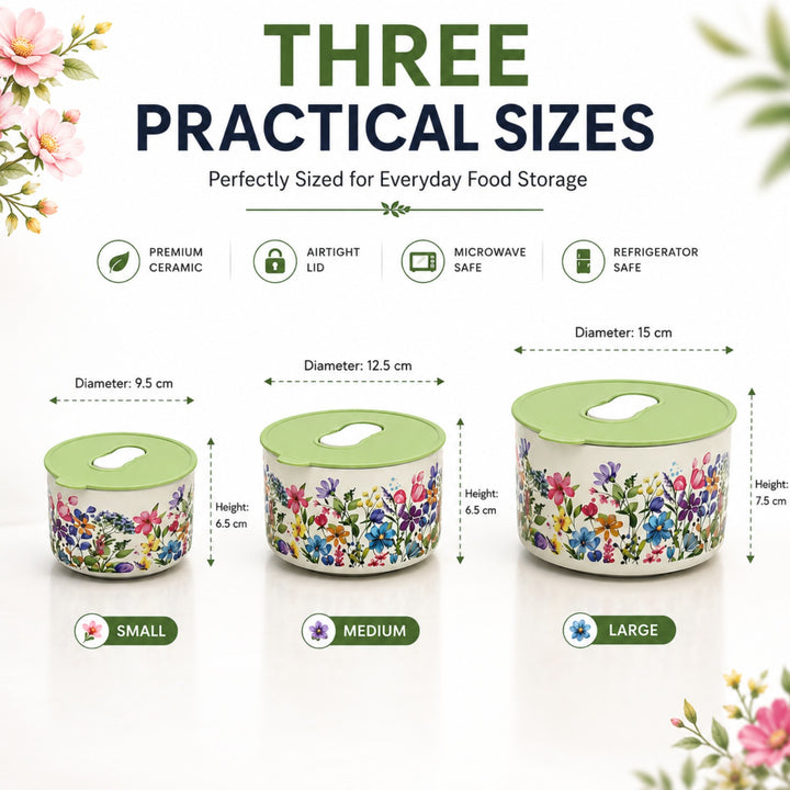 Ceramic Bowl Set Premium Porcelain Storage and Serving Bowls Microwave and Dishwasher Safe Soup Rice Snack Cereal Meal Prep Bowls Modern Kitchen Food Container Set