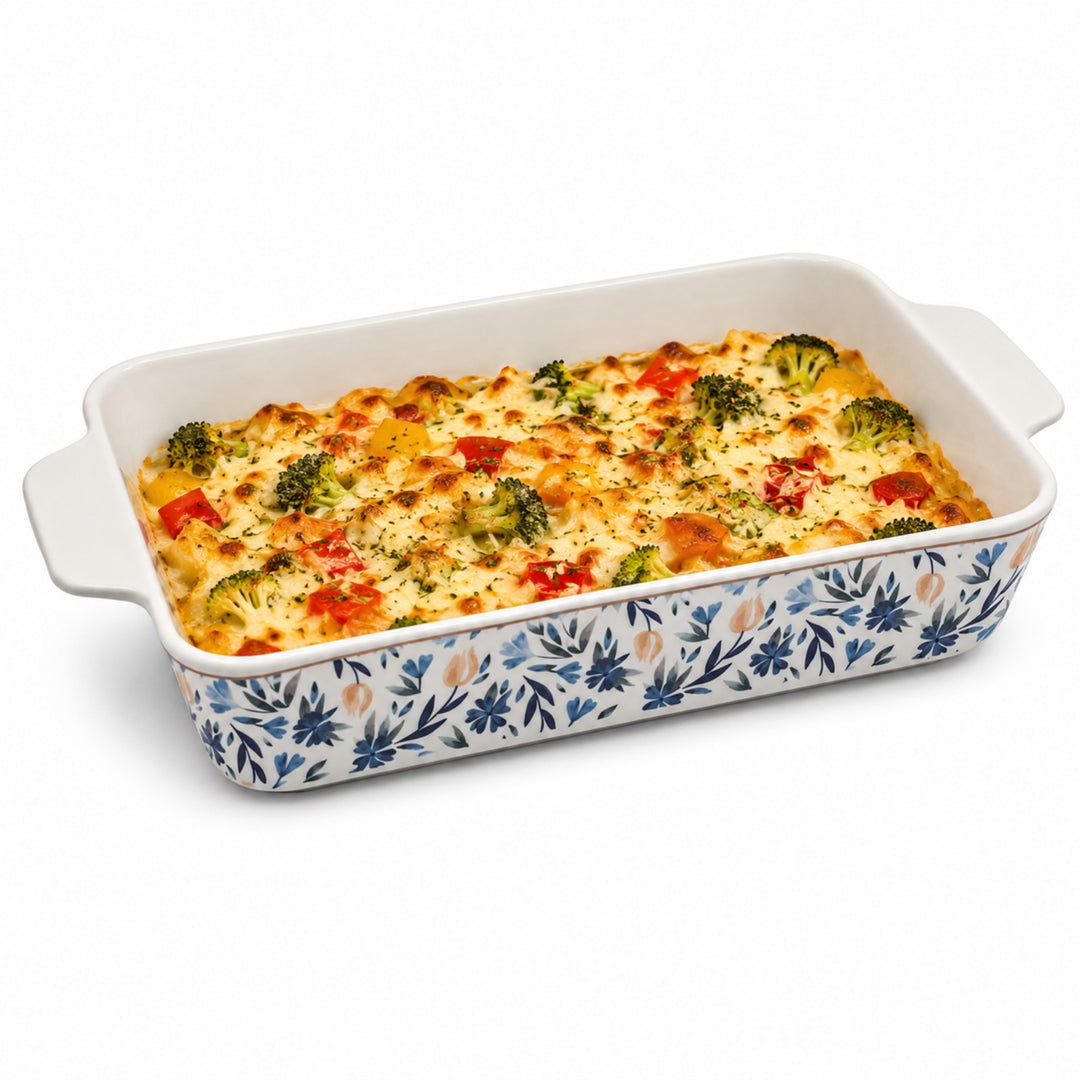 Ceramic Serving Tray Microwave Dishwasher Safe Ceramic Platter for Snacks Desserts Appetizers Sushi Pastry Dry Fruits Dining Kitchen Buffet Party and Restaurant Use