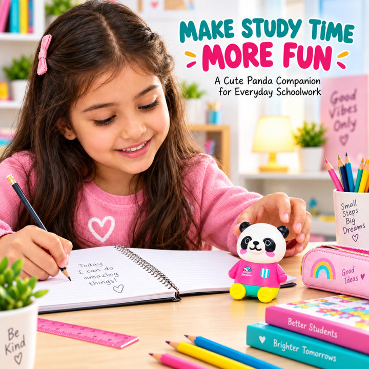 Sharpener Teddy Pencil Sharpener, Compact Manual Pencil Sharpener, Portable Stationery Sharpener for Writing, Drawing, Sketching, Office, School and Everyday Use