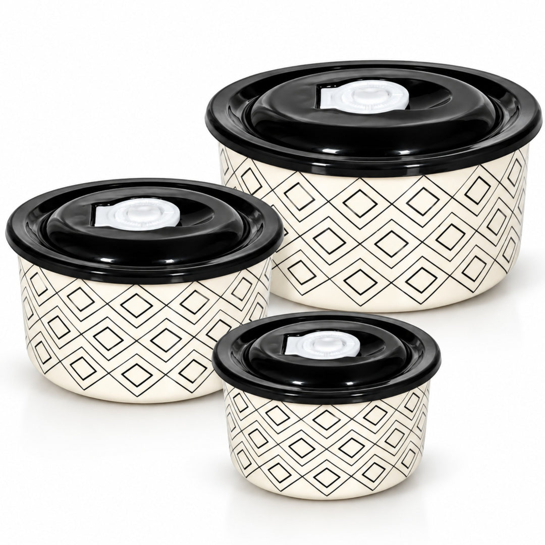 Ceramic Bowl Set Premium Porcelain Storage and Serving Bowls Microwave and Dishwasher Safe Soup Rice Snack Cereal Meal Prep Bowls Modern Kitchen Food Container Set