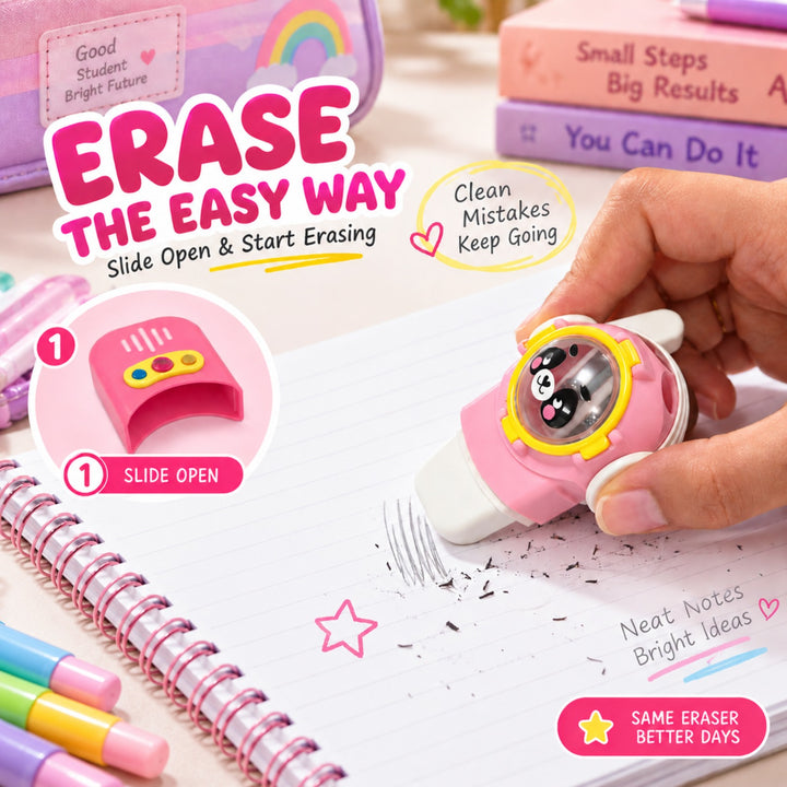 Sharpener Mobile Pencil Sharpener, Portable Manual Pencil Sharpener for School, Office, Students, Kids and Drawing