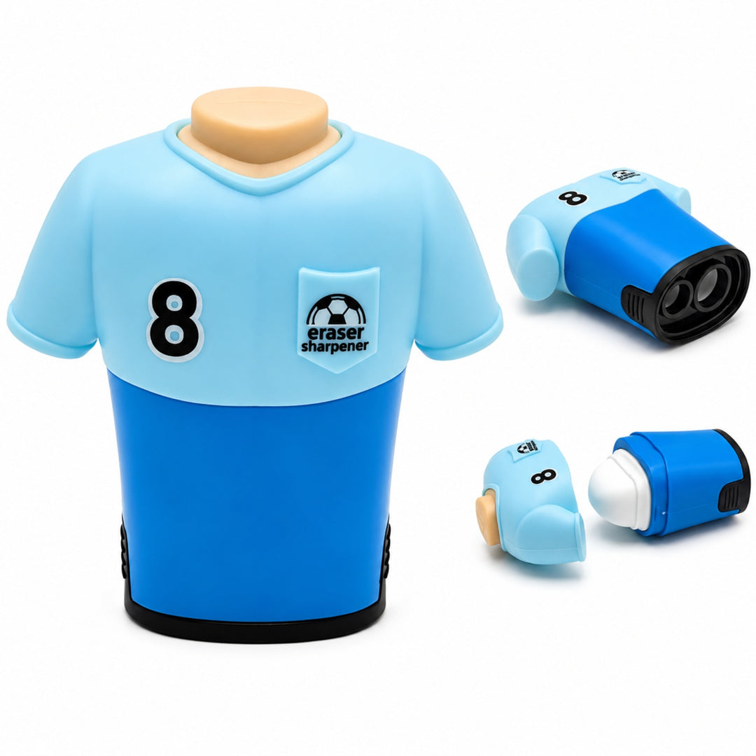Sharpener Jersey Pencil Sharpener, Compact Manual Pencil Sharpener, Portable Stationery Sharpener for Writing, Drawing, Sketching, Office, School and Everyday Use