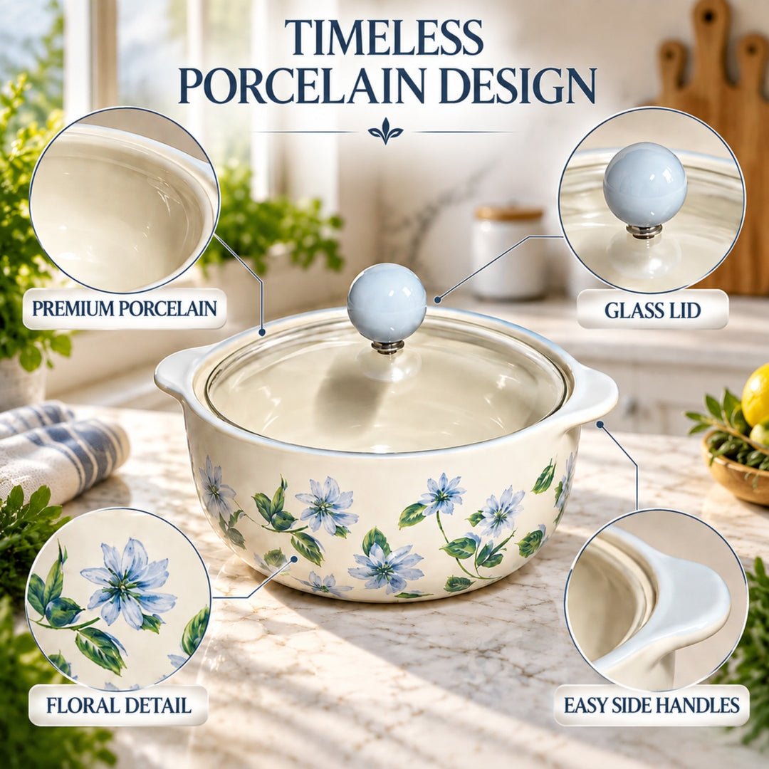Ceramic Bowl Set Premium Porcelain Storage and Serving Bowls Microwave and Dishwasher Safe Soup Rice Snack Cereal Meal Prep Bowls Modern Kitchen Food Container Set