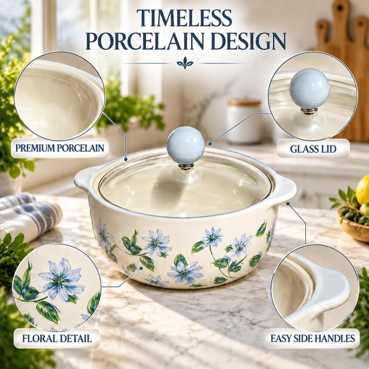 Ceramic Bowl Set Premium Porcelain Storage and Serving Bowls Microwave and Dishwasher Safe Soup Rice Snack Cereal Meal Prep Bowls Modern Kitchen Food Container Set
