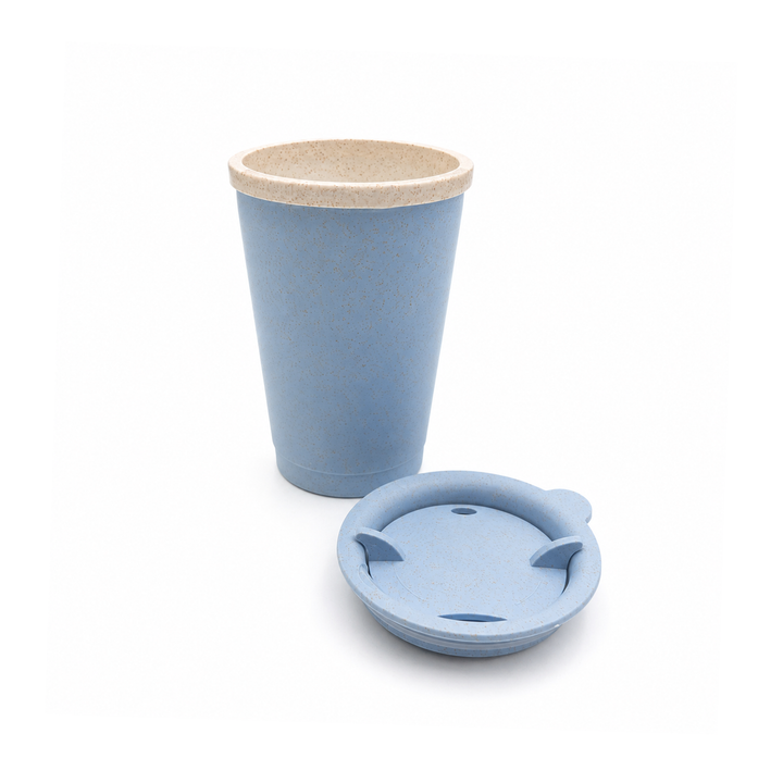 Wheat Straw 300 ml Cup With Lid