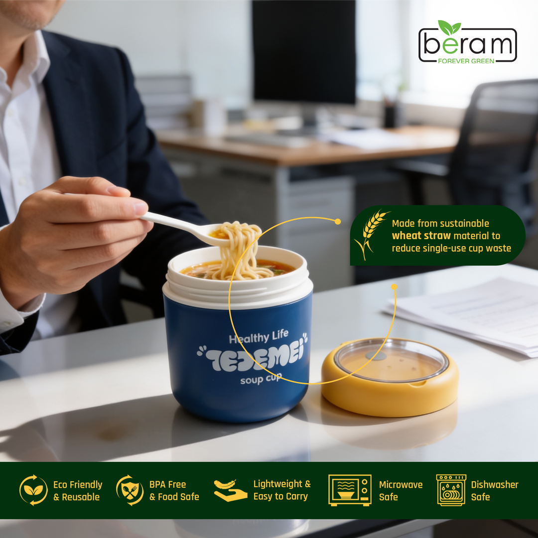 Wheat Straw 510ml Soup Cup