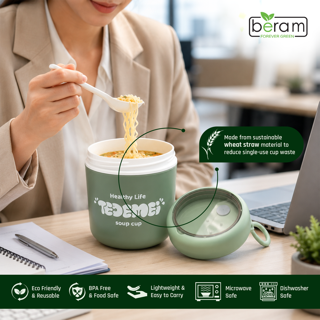 Wheat Straw 510ml Soup Cup