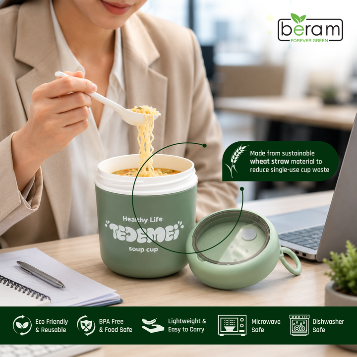 Wheat Straw 510ml Soup Cup