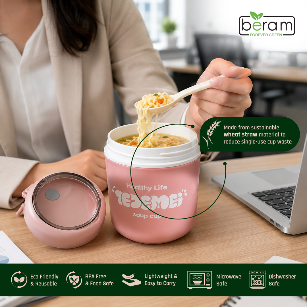 Wheat Straw 510ml Soup Cup