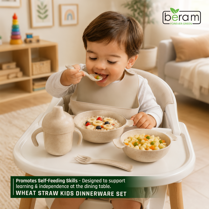 Wheat Straw Kids Dinnerware Set