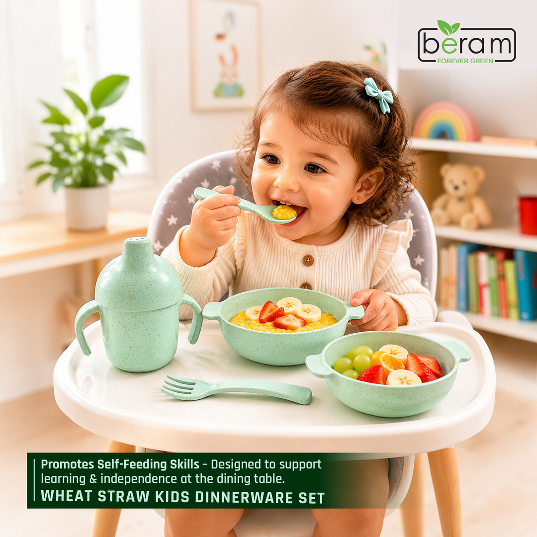 Wheat Straw Kids Dinnerware Set