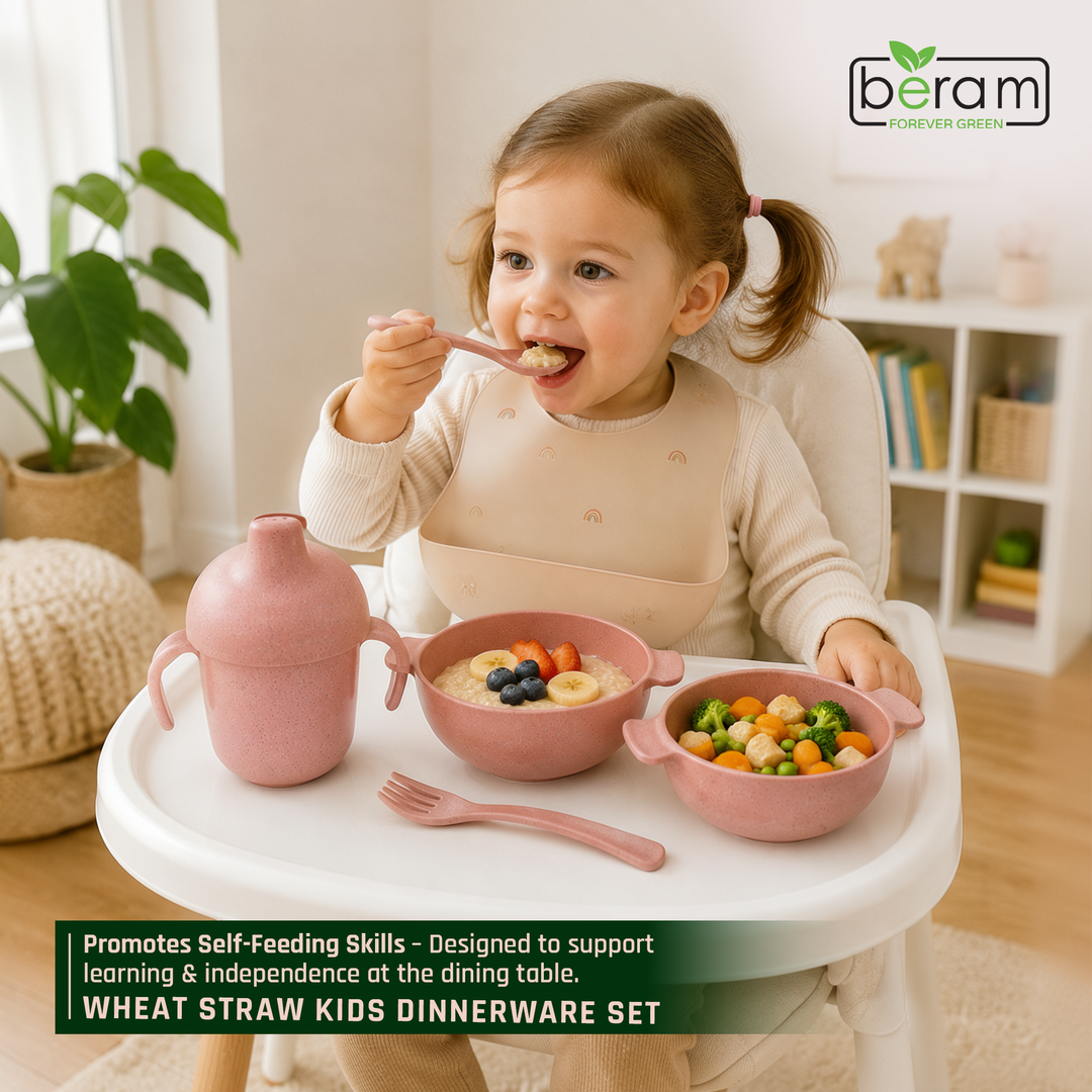 Wheat Straw Kids Dinnerware Set