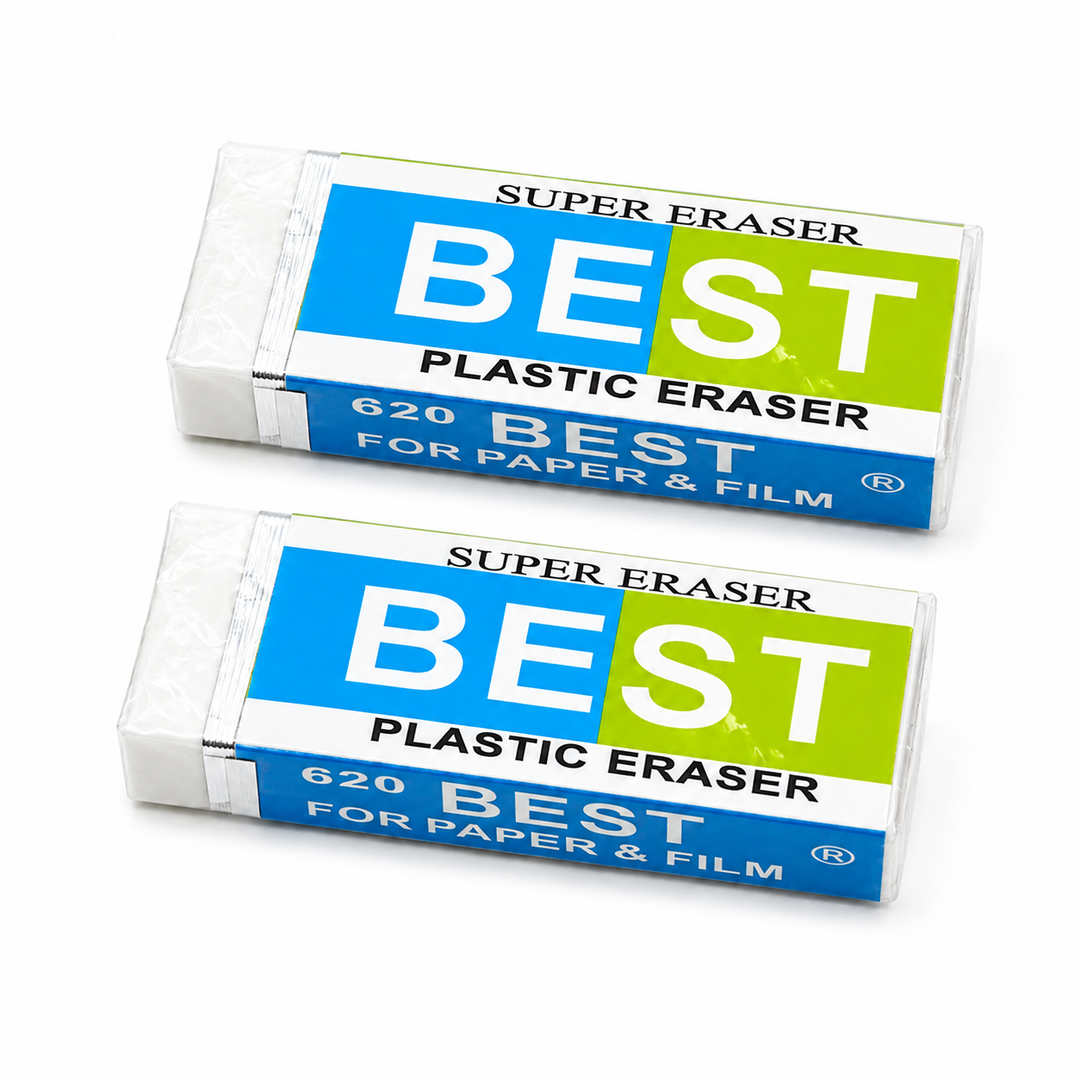 Classic Eraser, Soft & Smooth Pencil Eraser for Clean Corrections, School, Office, Drawing, Sketching & Everyday Writing